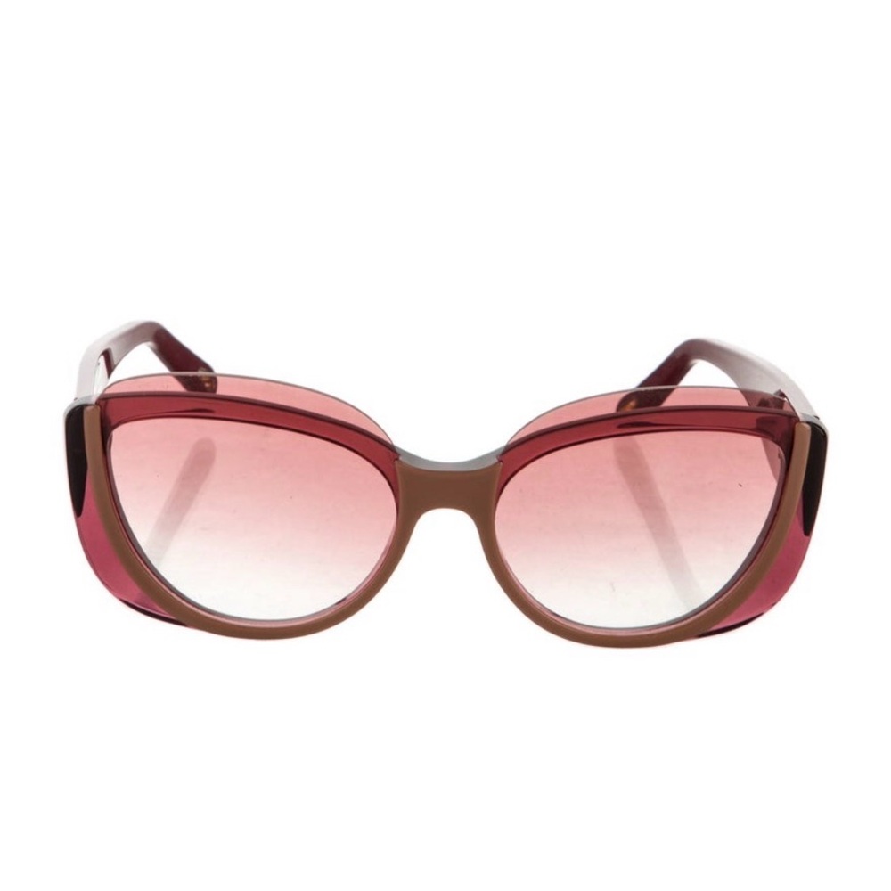 Chloe Burgundy Sunglasses - Picture 2 of 6